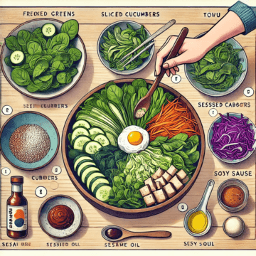 비빔밥 샐러드: 건강하고 신선한 퓨전 요리 🍅🥗 4 비빔밥 샐러드: 건강하고 신선한 퓨전 요리 🍅🥗
