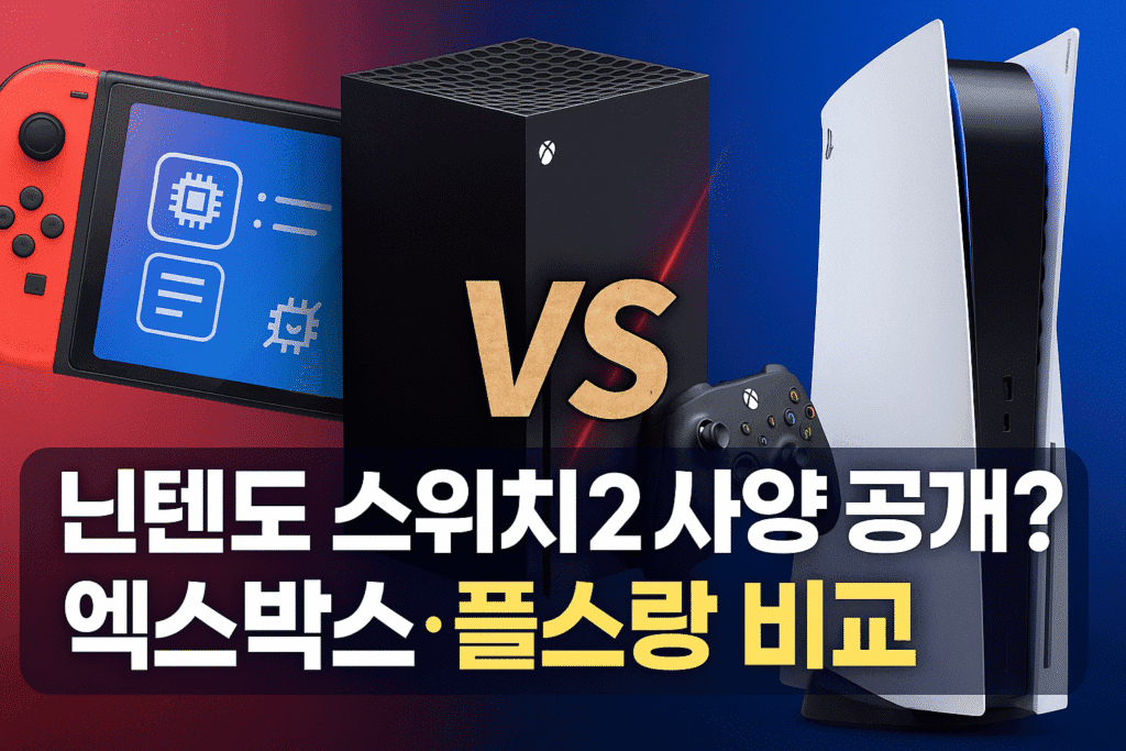 닌텐도 스위치2 사양 공개? 엑스박스·플스랑 비교해봤더니… 닌텐도 스위치2 사양 공개? 엑스박스·플스랑 비교해봤더니…