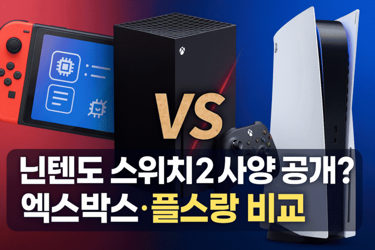 닌텐도 스위치2 사양 공개? 엑스박스·플스랑 비교해봤더니…