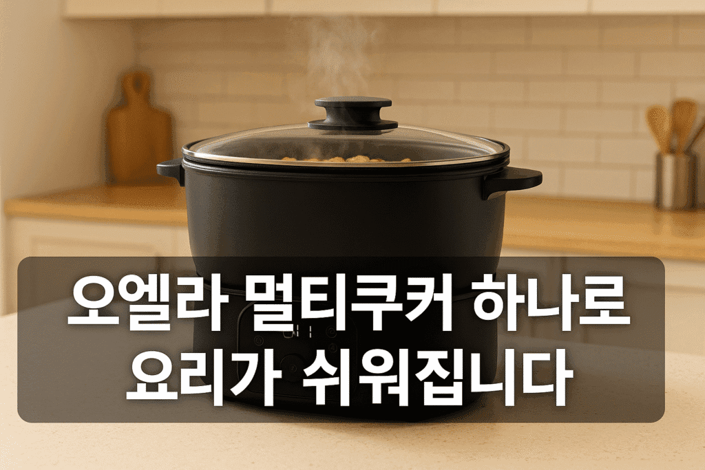 오엘라 멀티쿠커 하나로 요리가 쉬워집니다 오엘라 멀티쿠커 하나로 요리가 쉬워집니다