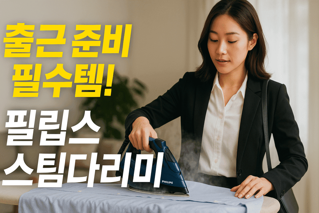 출근 준비 필수템 필립스 스팀다리미 출근 준비 필수템 필립스 스팀다리미
