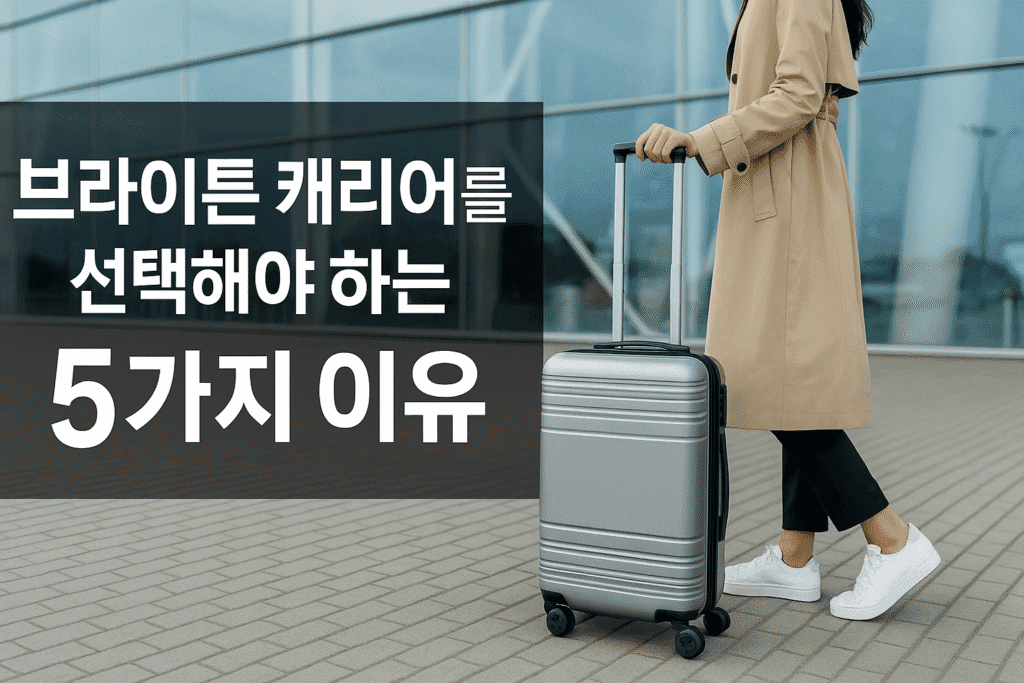 브라이튼 캐리어를 선택해야 하는 5가지 이유 브라이튼 캐리어를 선택해야 하는 5가지 이유