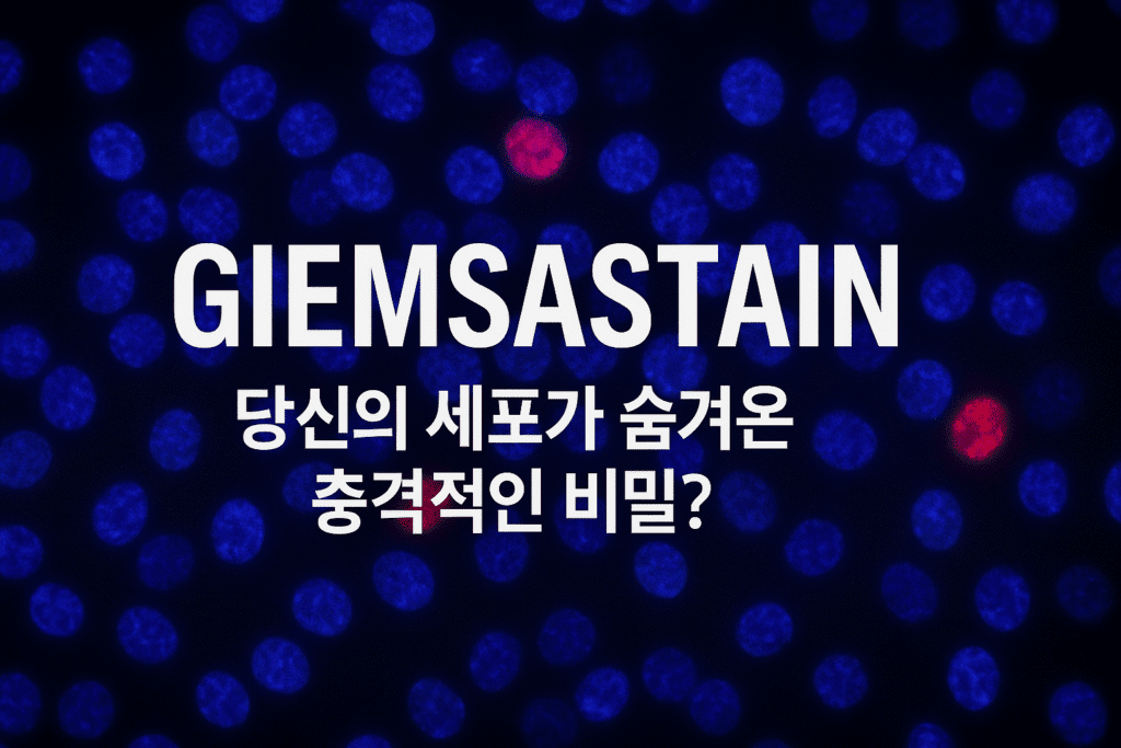 GIEMSASTAIN, 당신의 세포가 숨겨온 충격적인 비밀을 폭로하다? GIEMSASTAIN, 당신의 세포가 숨겨온 충격적인 비밀을 폭로하다?