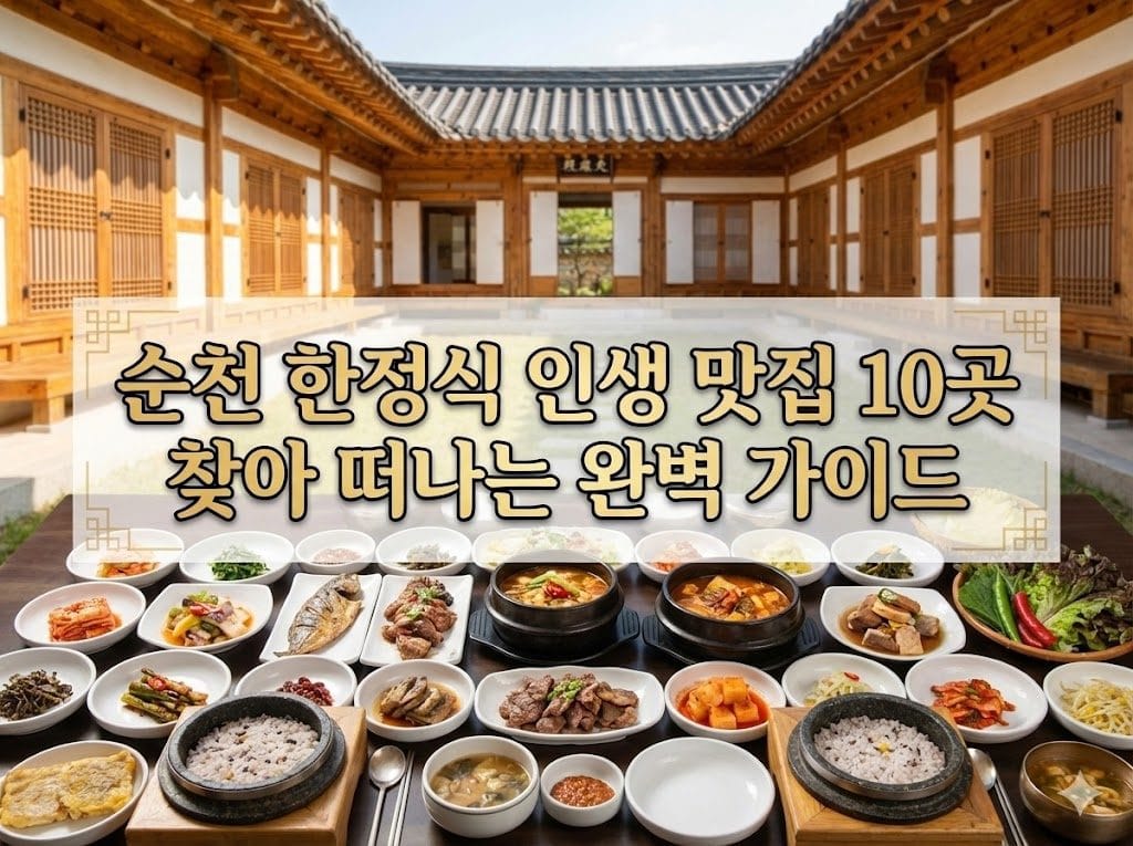순천 한정식 인생 맛집 10곳 찾아 떠나는 완벽 가이드 순천 한정식 인생 맛집 10곳 찾아 떠나는 완벽 가이드