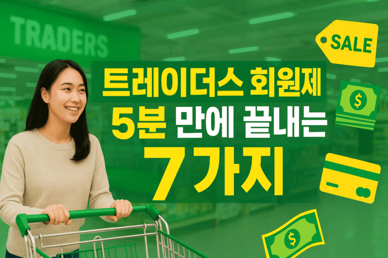 트레이더스 회원제 5분 만에 끝내는 돈 버는 꿀팁 7가지