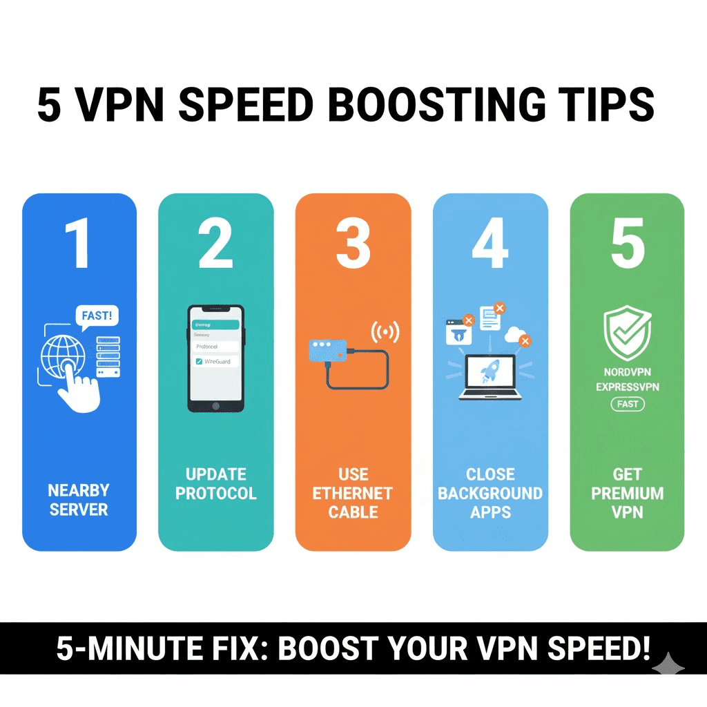 VPN 속도 저하? 5가지 해결 꿀팁으로 인터넷 속도 복구하기 2 VPN 속도 저하? 5가지 해결 꿀팁으로 인터넷 속도 복구하기