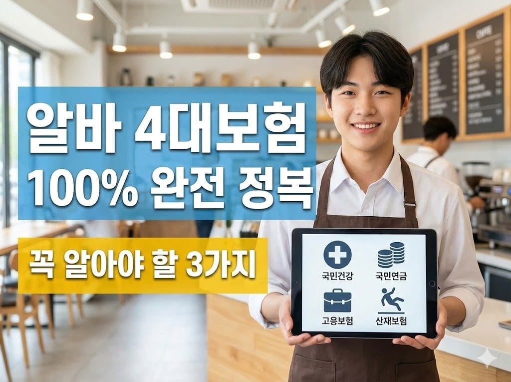 알바 4대보험 100 완전 정복 꼭 알아야 할 3가지 1 알바 4대보험 100 완전 정복 꼭 알아야 할 3가지