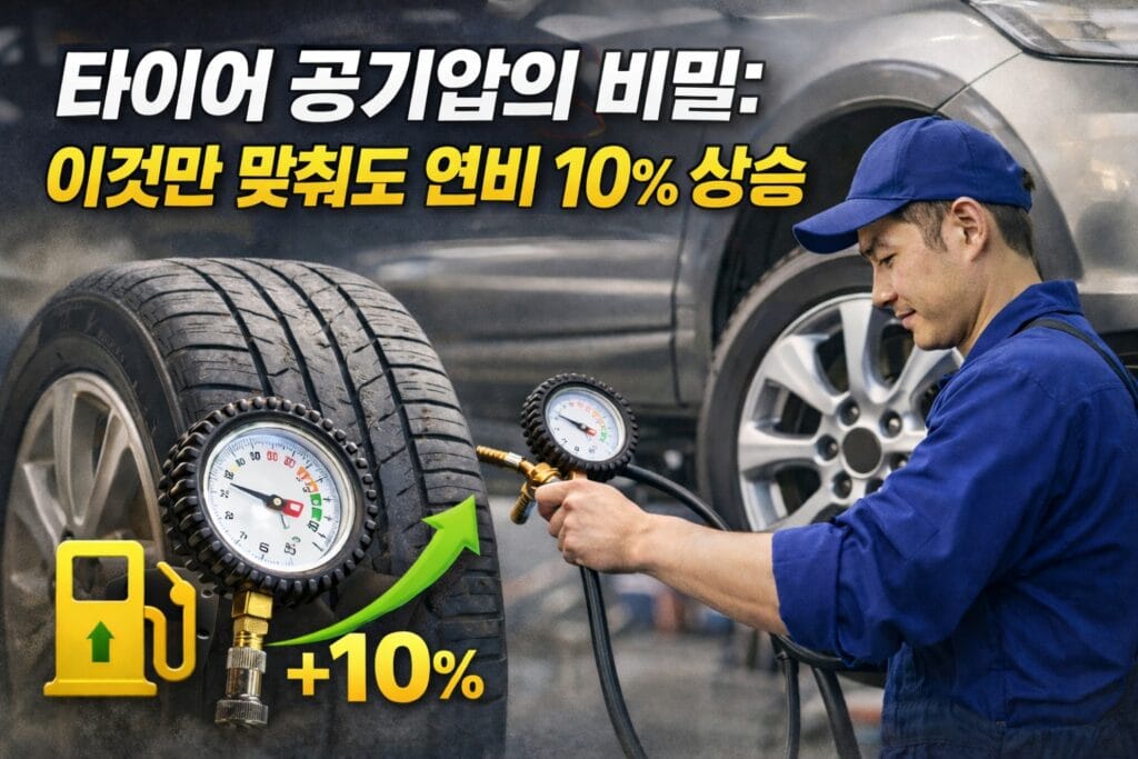 타이어 공기압의 비밀: 이것만 맞춰도 연비 10% 상승 타이어 공기압의 비밀: 이것만 맞춰도 연비 10% 상승
