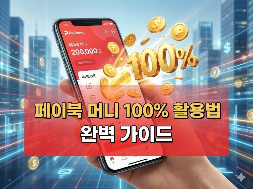 페이북 머니 100% 활용법 완벽 가이드 1 페이북 머니 100% 활용법 완벽 가이드
