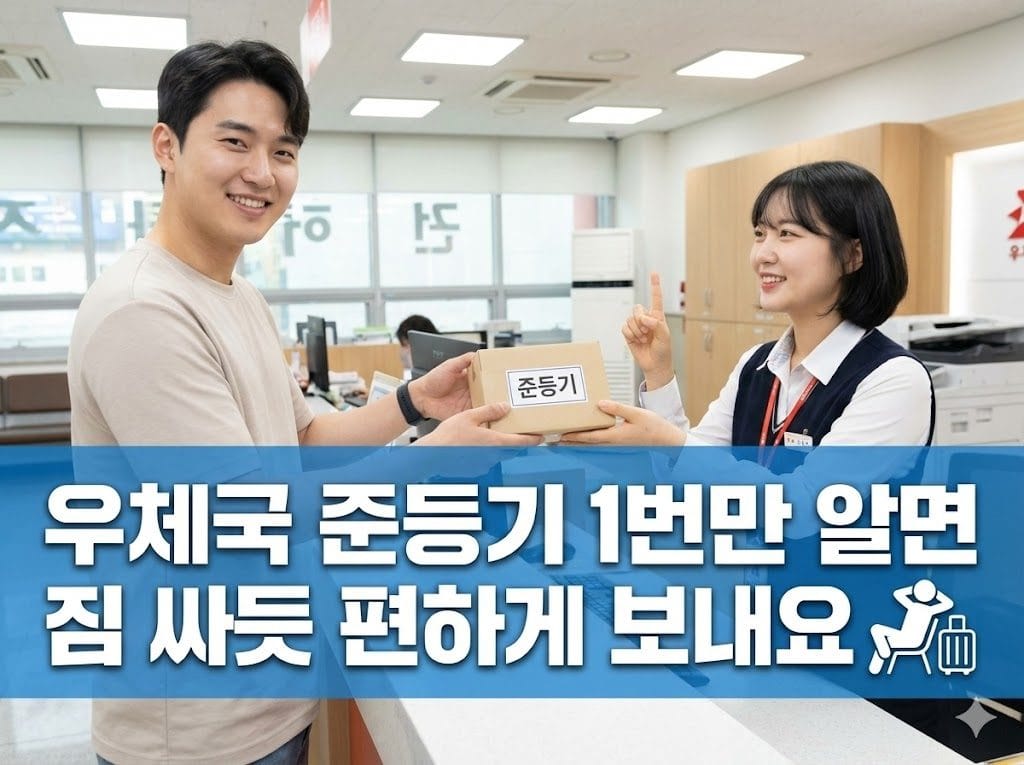 우체국 준등기 1번만 알면 짐 싸듯 편하게 보내요 1 우체국 준등기 1번만 알면 짐 싸듯 편하게 보내요