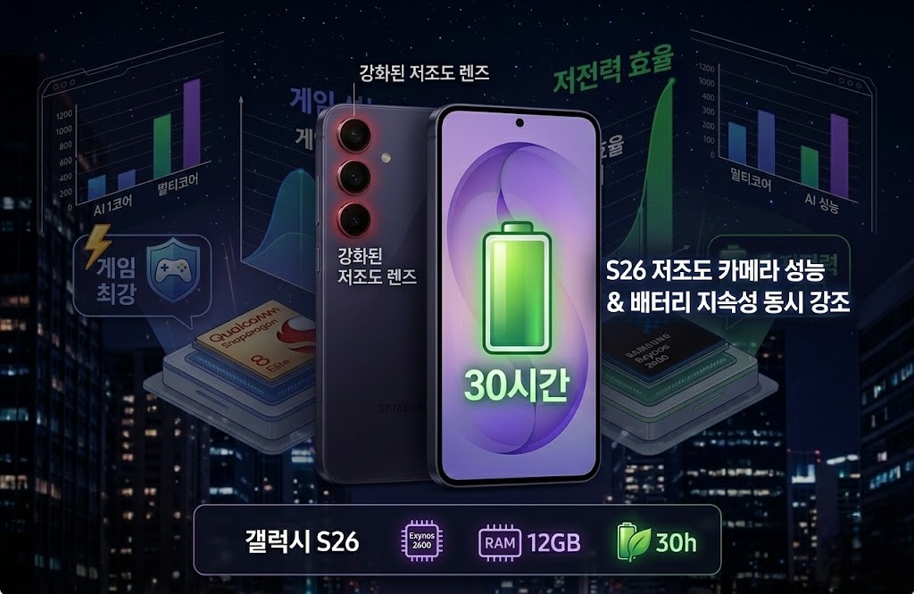 갤럭시 S24 S25 S26 비교! 출시 후 확인된 실성능과 배터리 차이 총정리 4 123 6