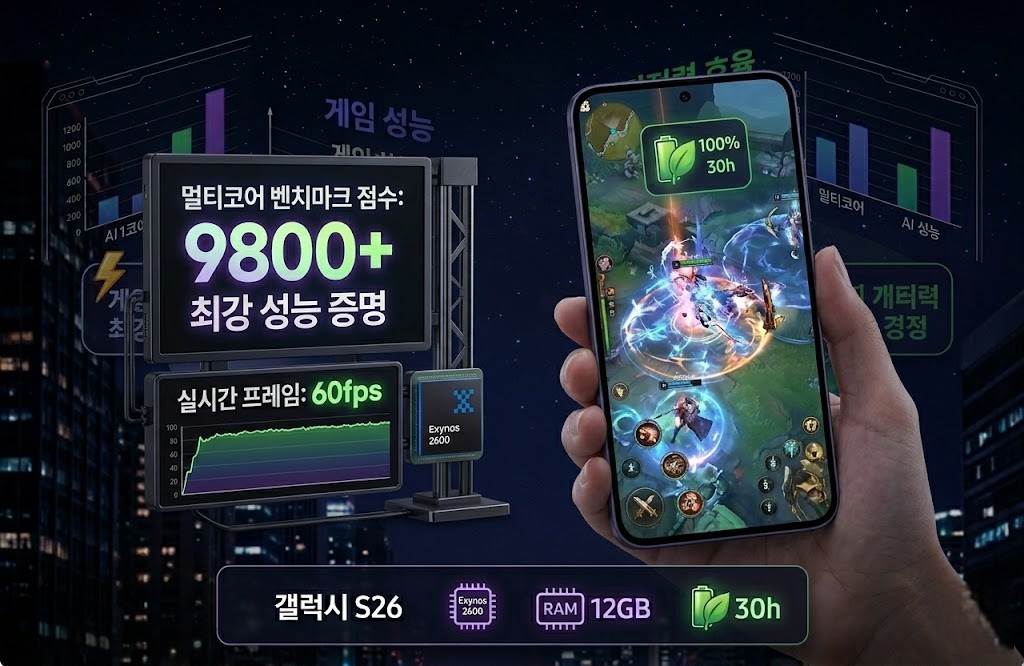 갤럭시 S26 실사용 후기: 엑시노스 2600 발열과 성능, 직접 써보니 소문과 달랐다? 2 123 8