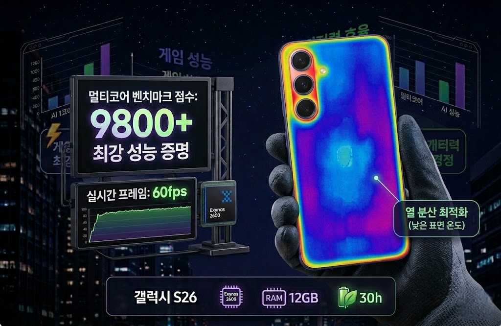 갤럭시 S26 실사용 후기: 엑시노스 2600 발열과 성능, 직접 써보니 소문과 달랐다? 3 123 9