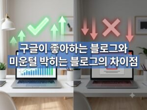 구글이 좋아하는 블로그와 미운털 박히는 블로그의 차이점
