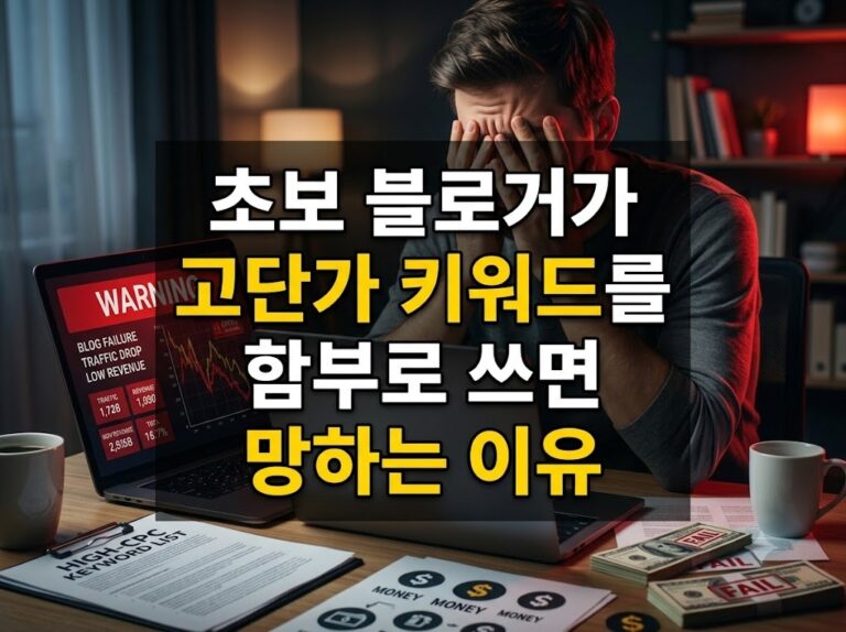 우수한 정보 3 초보 블로거가 고단가 키워드를 함부로 쓰면 망하는 이유