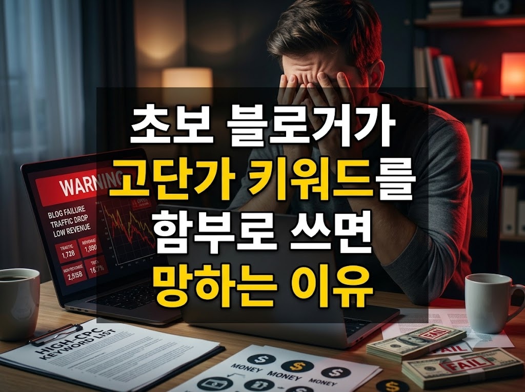 초보 블로거가 고단가 키워드를 함부로 쓰면 망하는 이유 초보 블로거가 고단가 키워드를 함부로 쓰면 망하는 이유