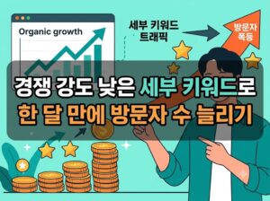 경쟁 강도 낮은 세부 키워드로 한 달 만에 방문자 수 늘리기